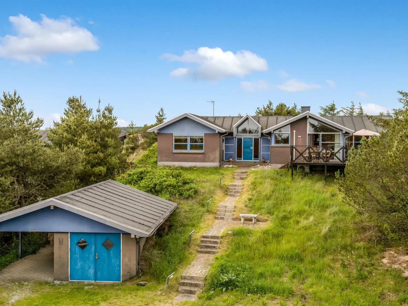 "Bodulf" - 600m from the sea-Draußen