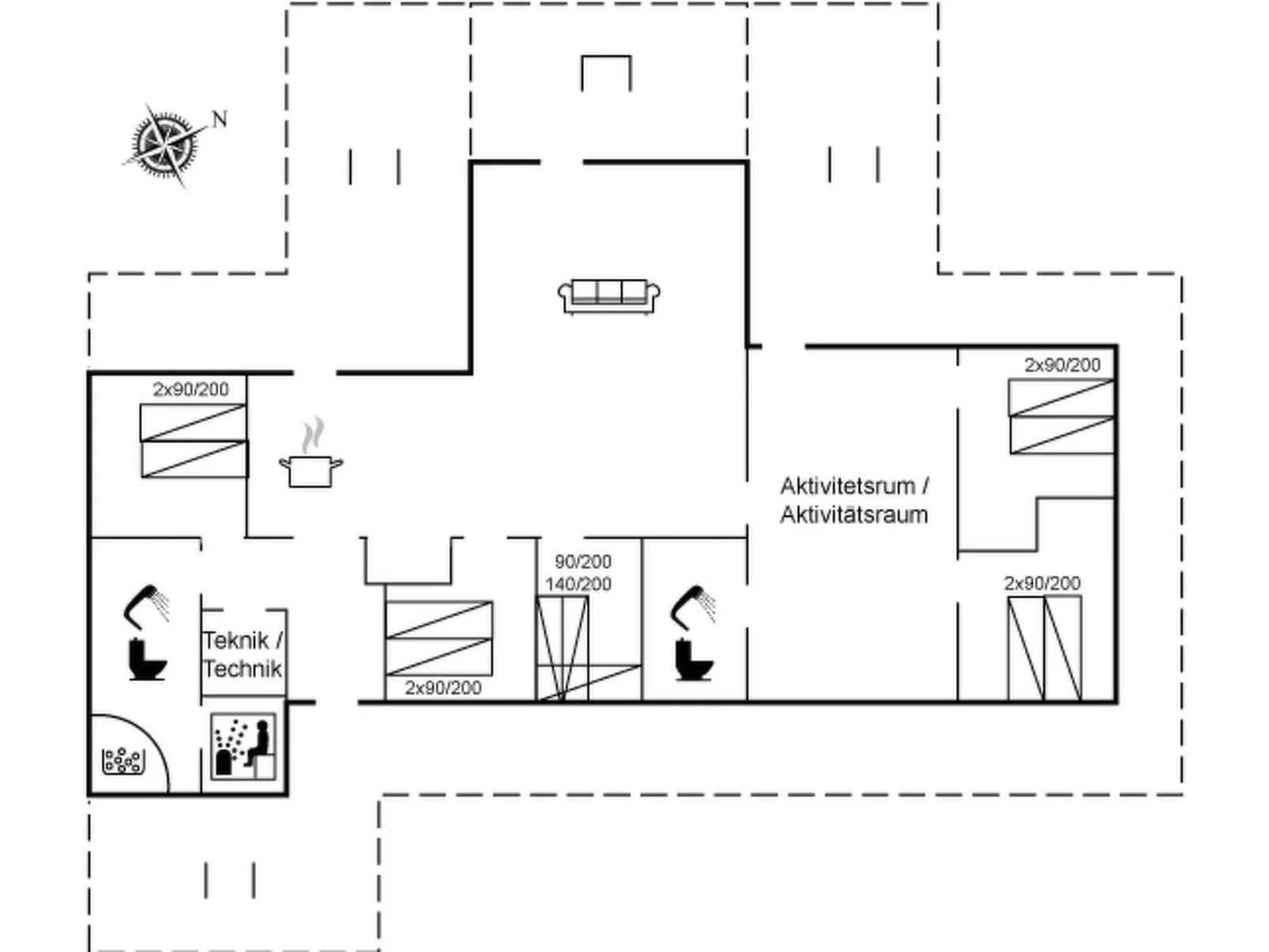 "Helga" - 650m from the sea