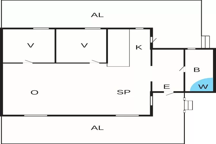 6 Personen Ferienhaus in VIRSERUM-Grundriss