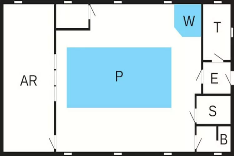 Luxurioses Poolhaus Ruckzug -- By Traum Ferienwohnungen-Grundriss