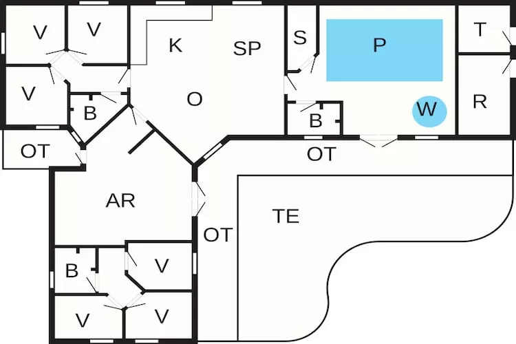 5 etoiles maison de vacances a Idestrup-Plan