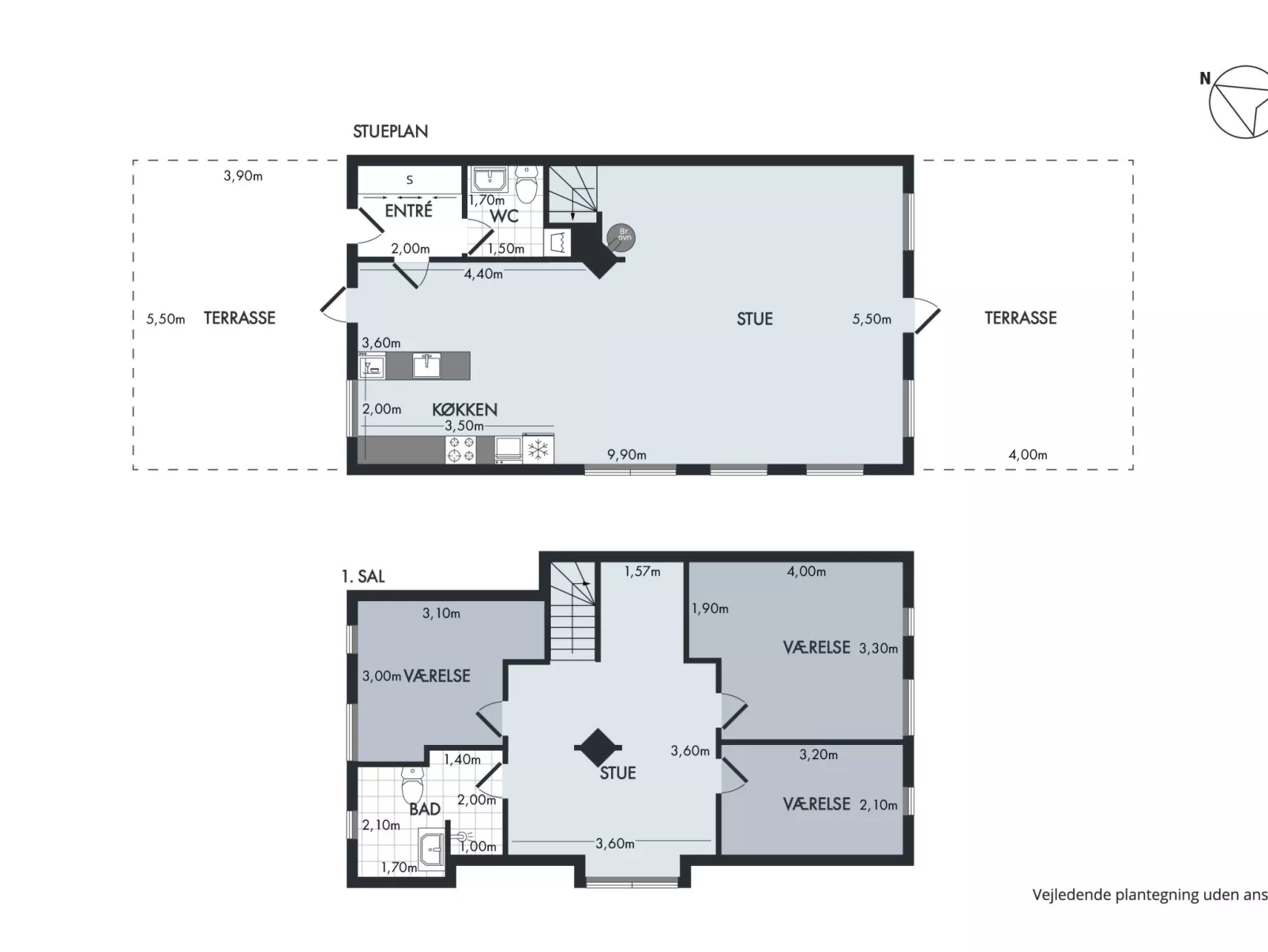"Etly" - 246m from the sea