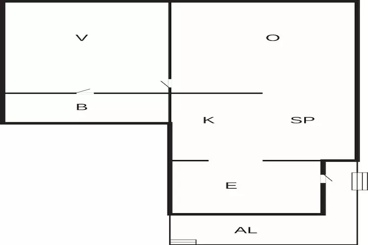 4 person holiday home in Föllinge-Floor plan