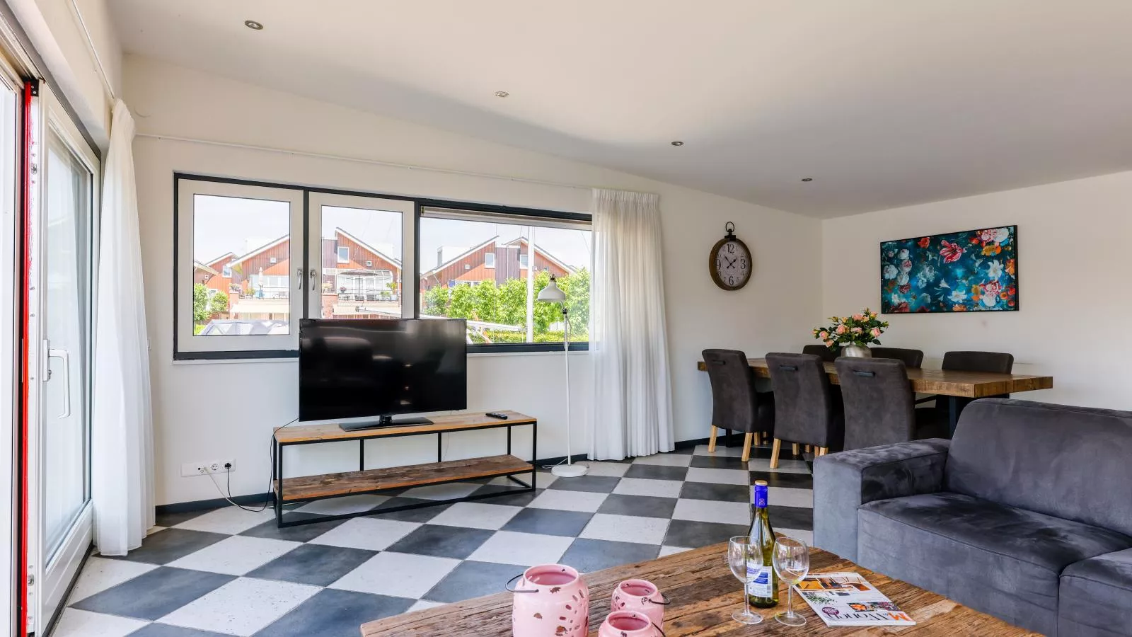 Woonark De Woude-Living room