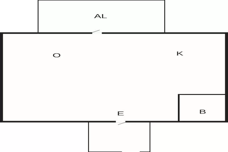 Maison de vacances pour 2 a ÖDESHÖG-Plan