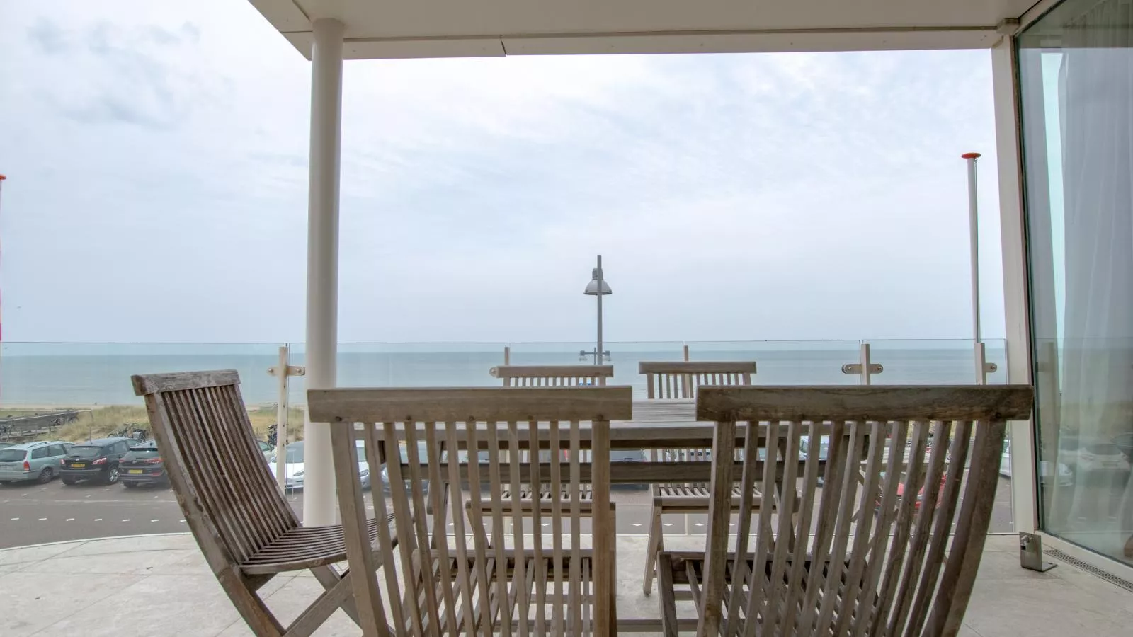 Krab aan Zee-Terrace balcony