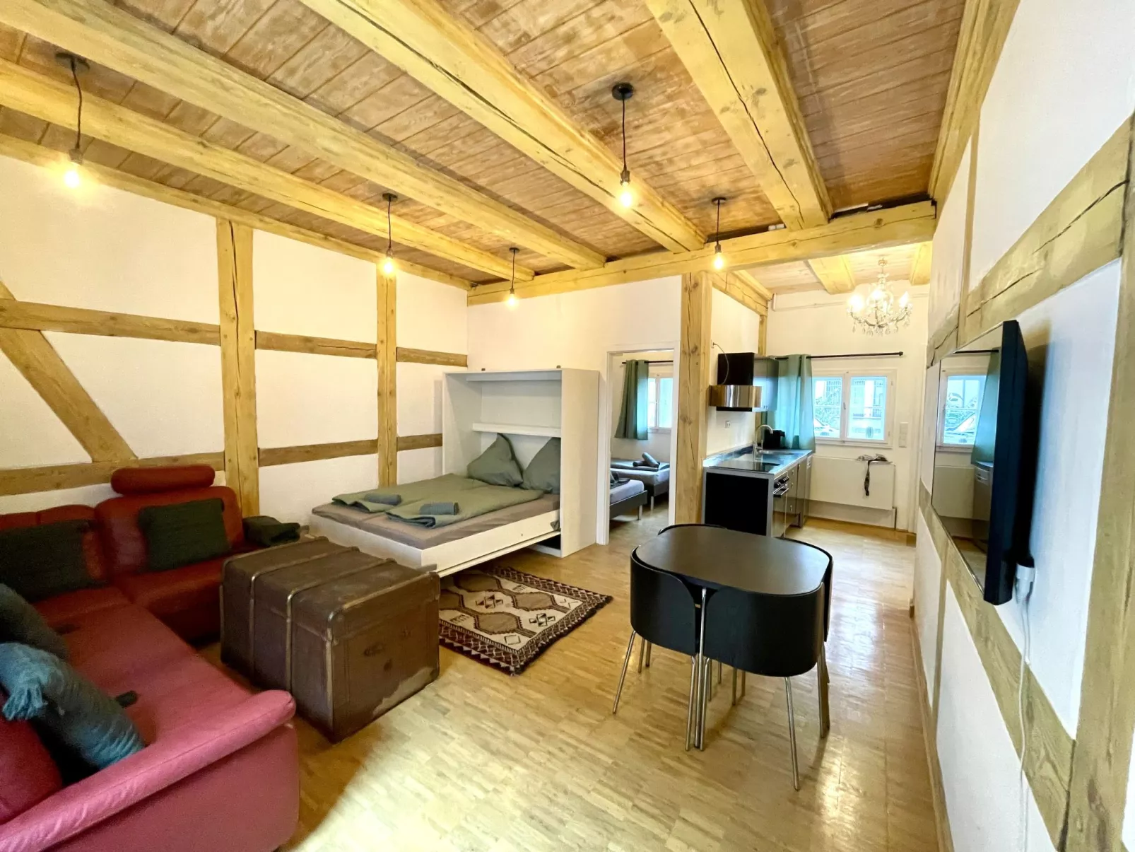 Fachwerkhaus nahe Olympiastadion