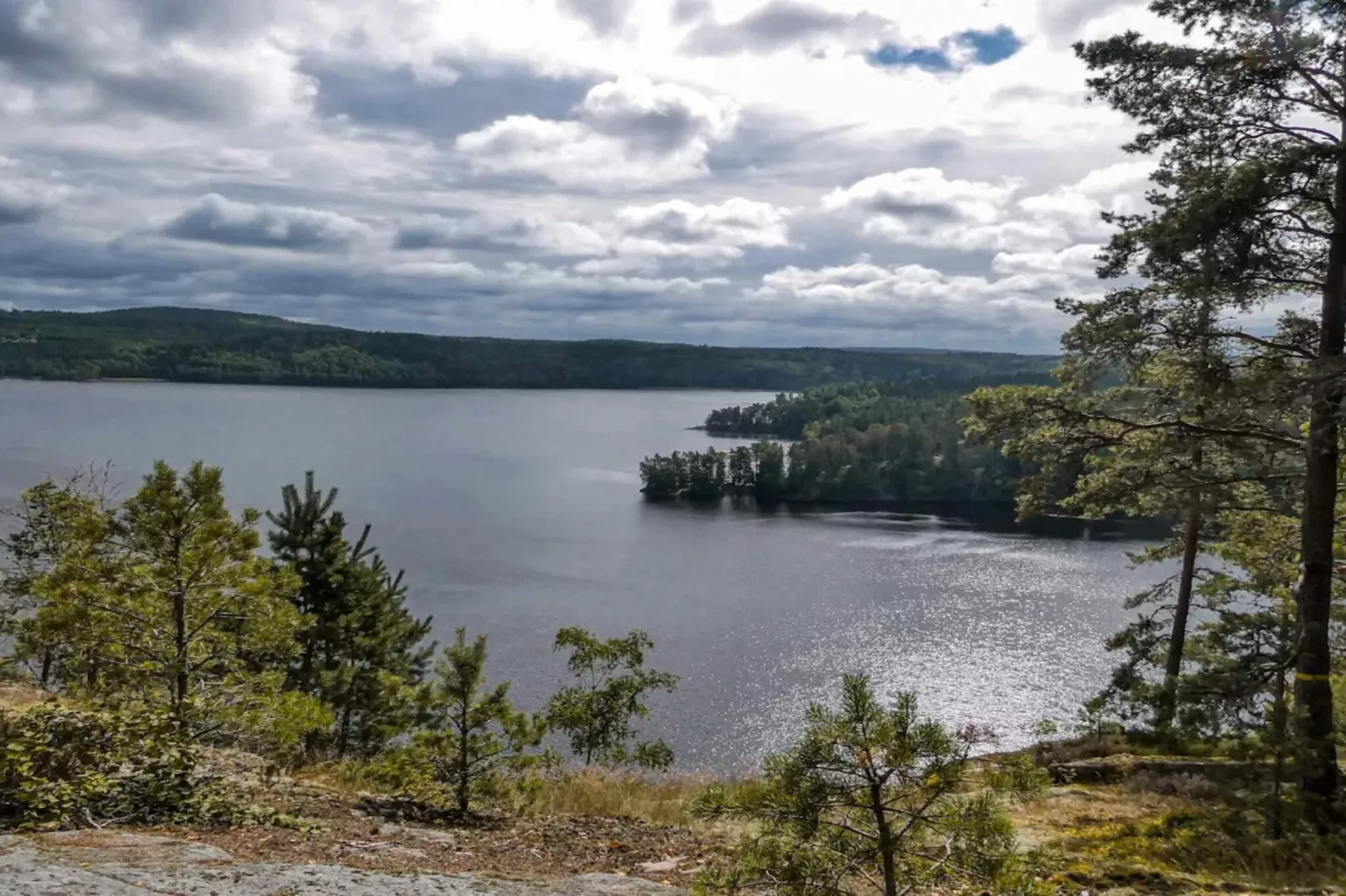 5 person holiday home in TENHULT/JÖNKÖPING-Water view