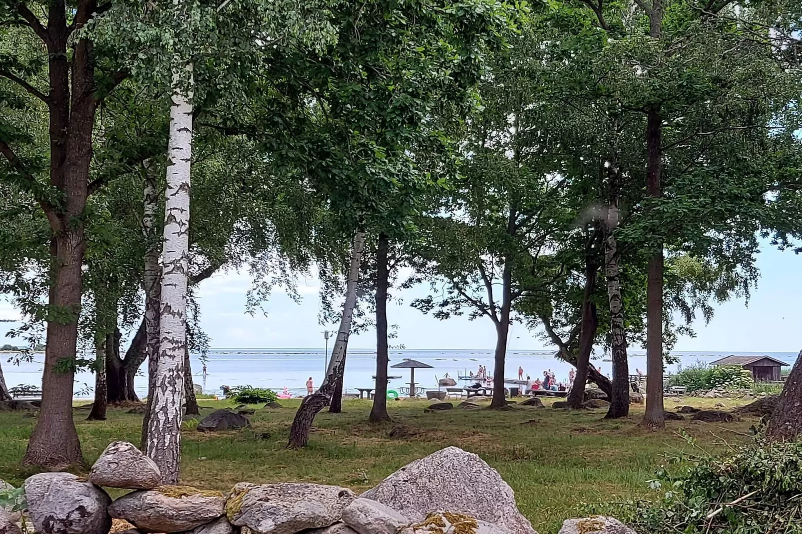 7 person holiday home in SÖLVESBORG-By Traum-Water view