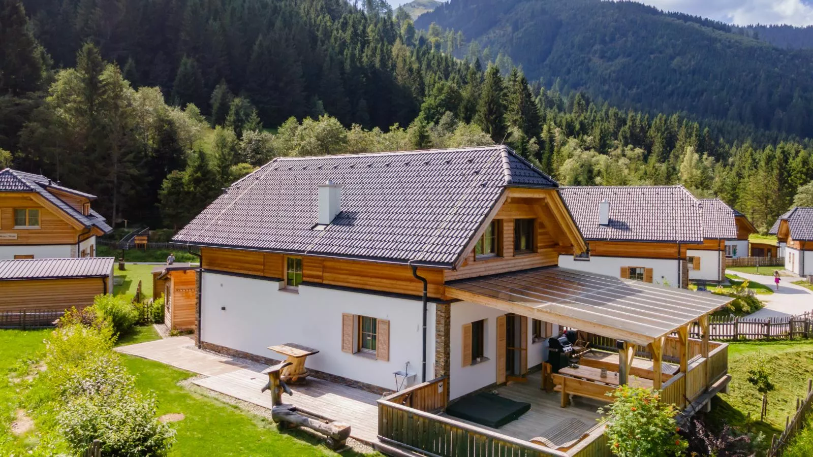Chalet Thor-Außenbereich Sommer