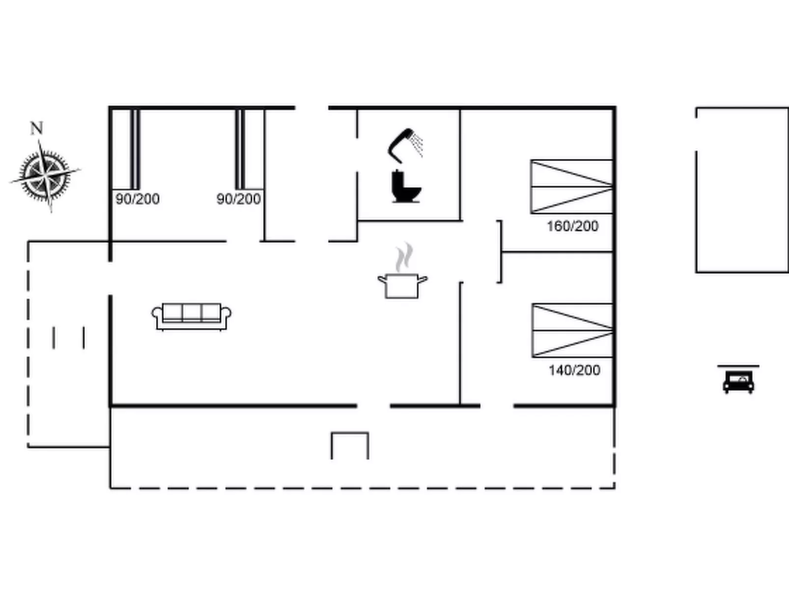 "Berta" - 300m from the sea