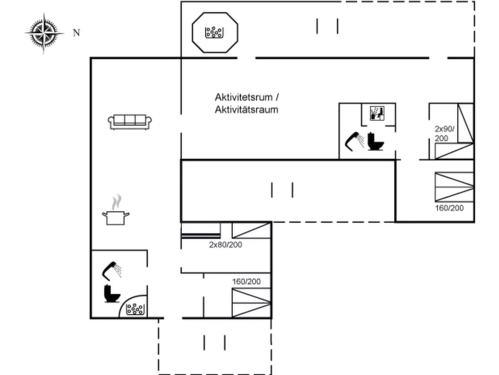"Giesela" - 975m from the sea