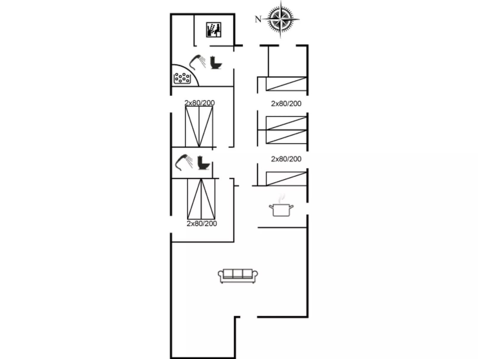 "Dix" - 900m from the sea