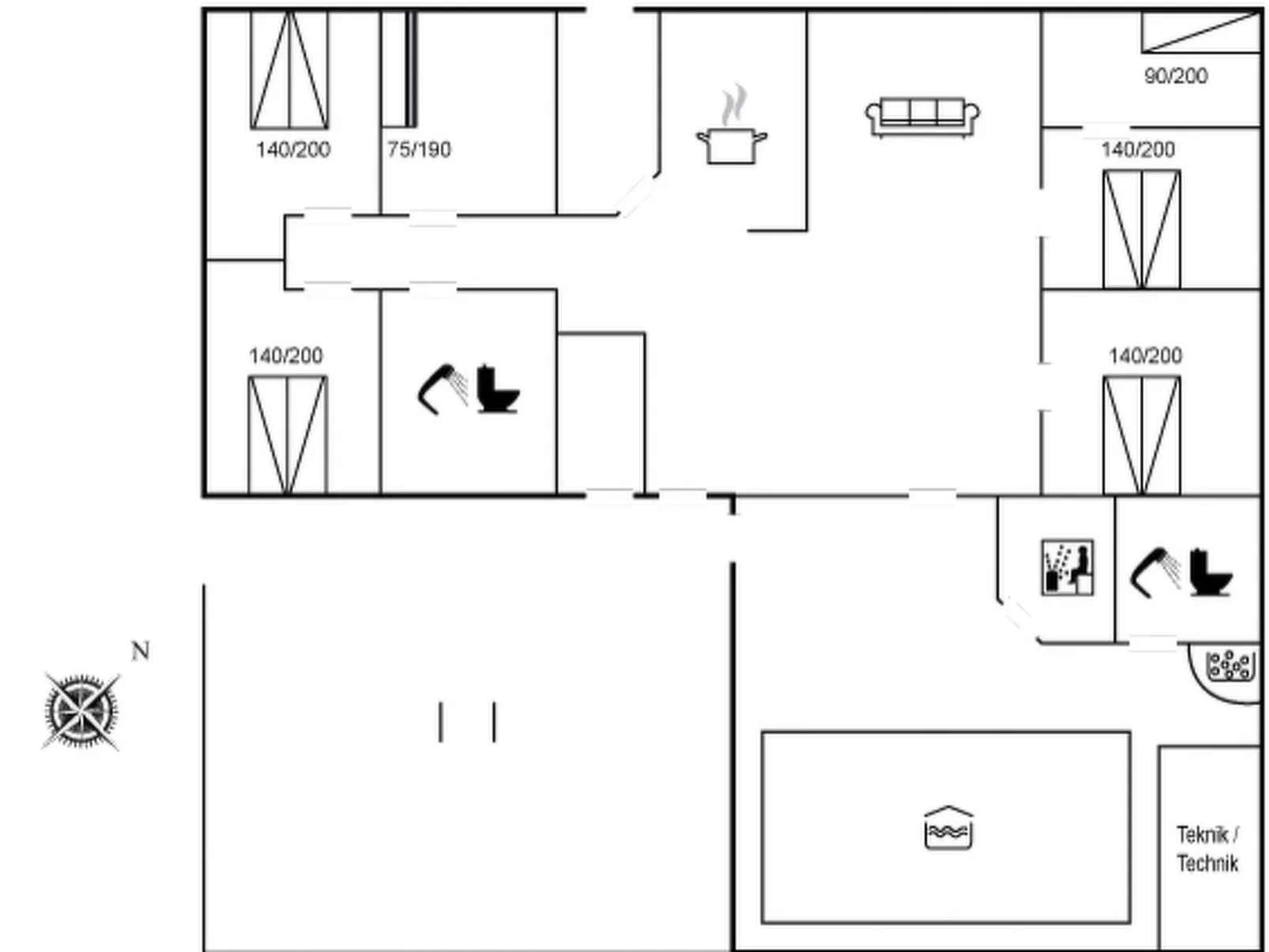 "Botmar" - 1.5km from the sea