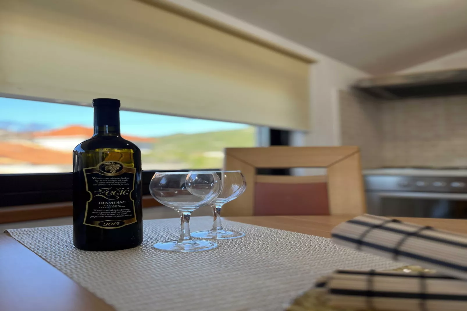 Apartment Josipa  Vela Luka- Studio Apartment with Balcony and Sea View-Küche