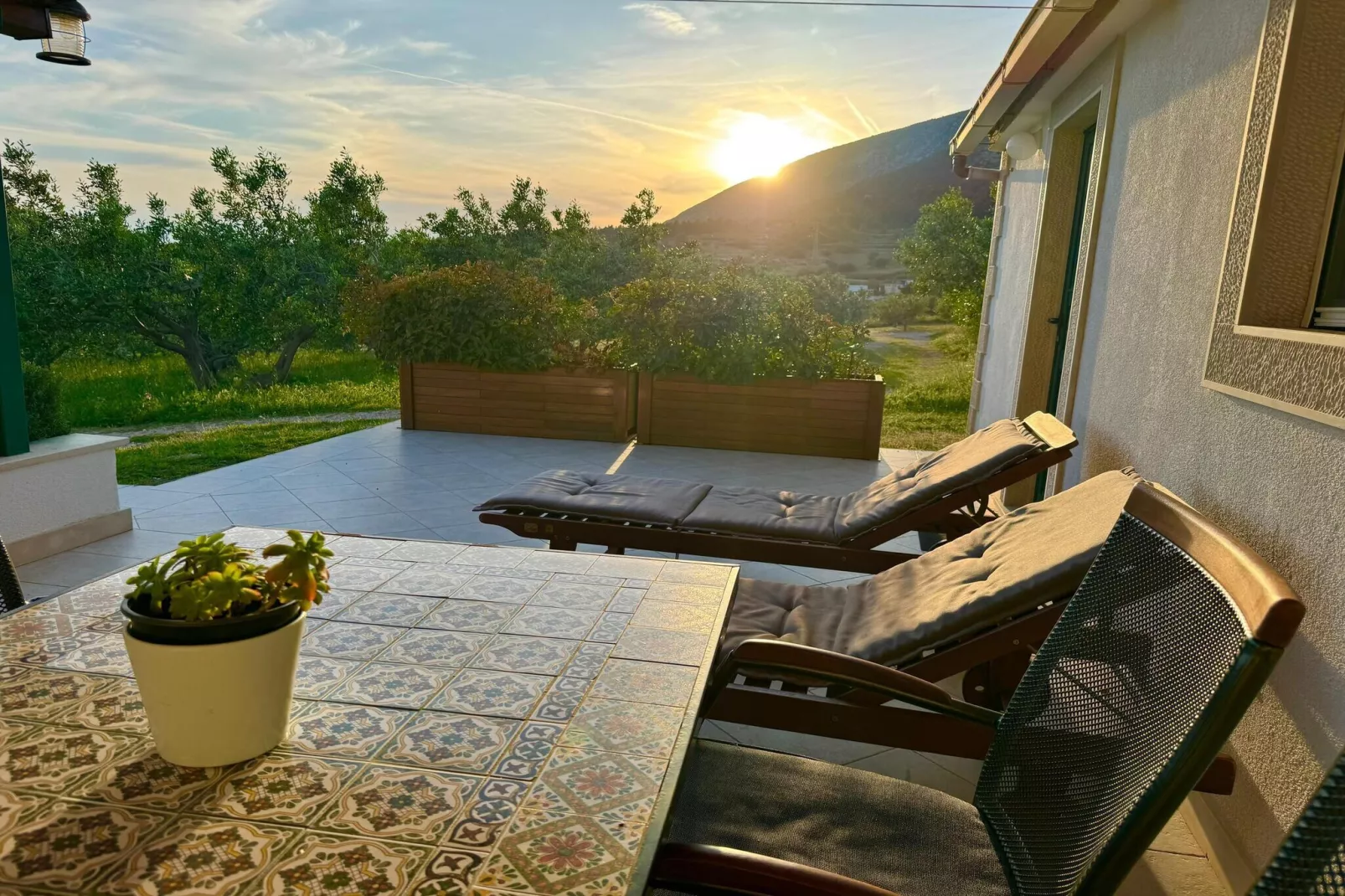 Holiday Home Oliva - Holiday House with Terrace and Sea View-Ambiente