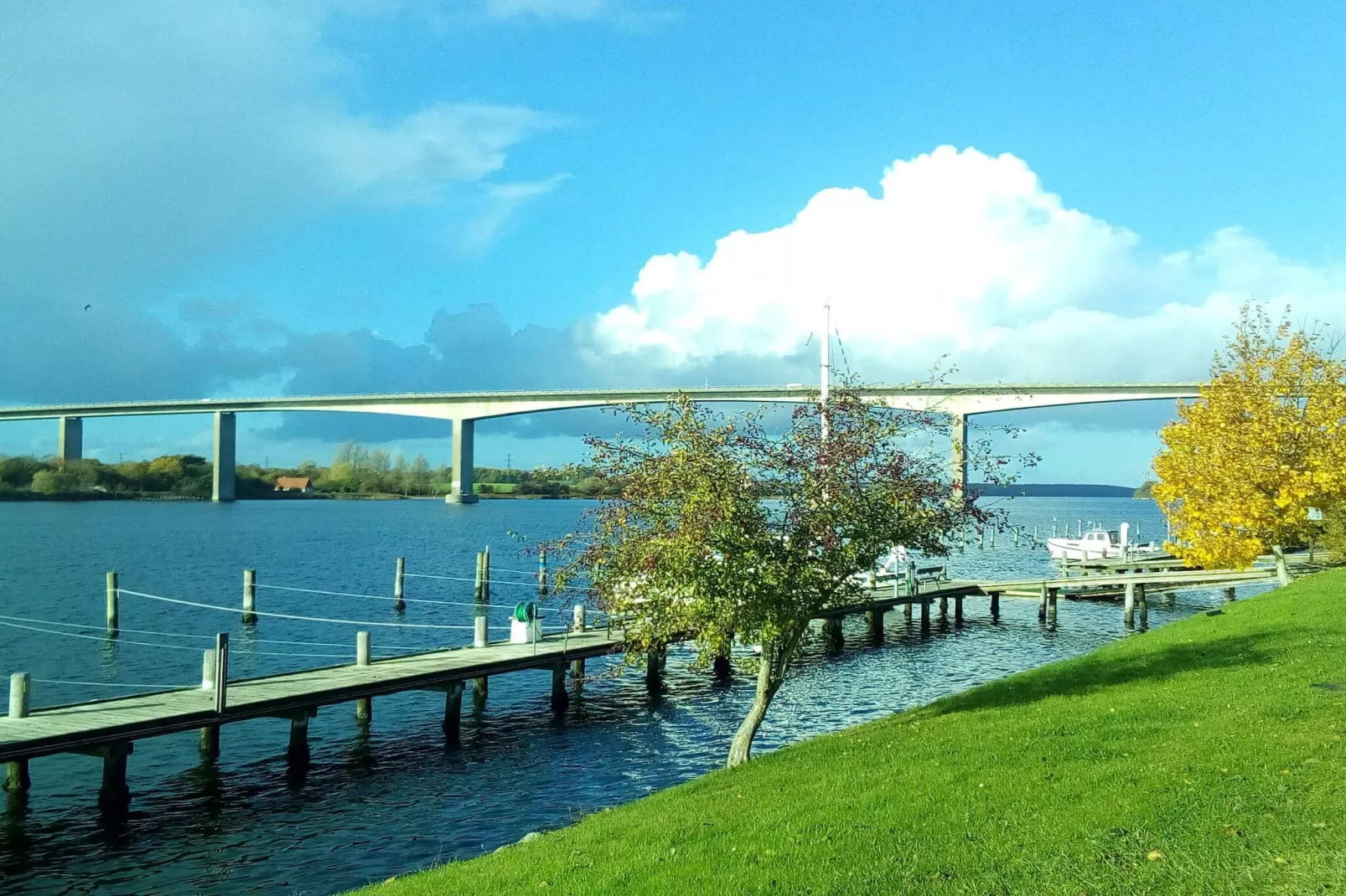 5 star holiday home in Henne-Water view