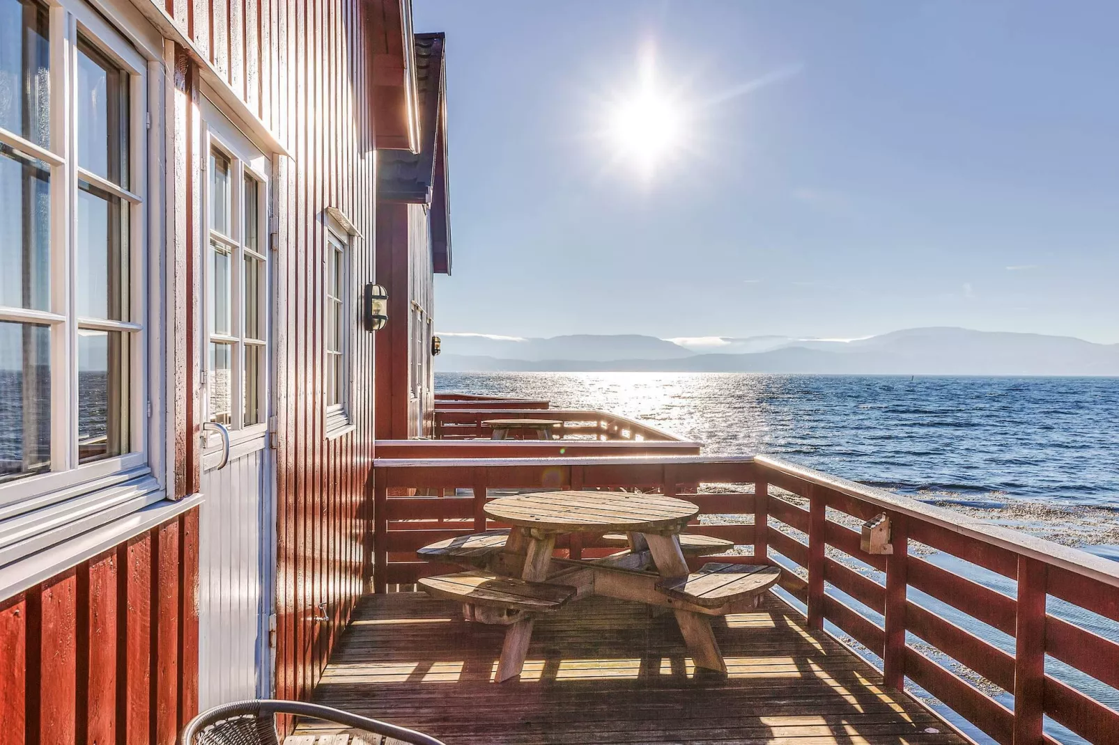 Retraite en bord de mer avec bateaux et pêche