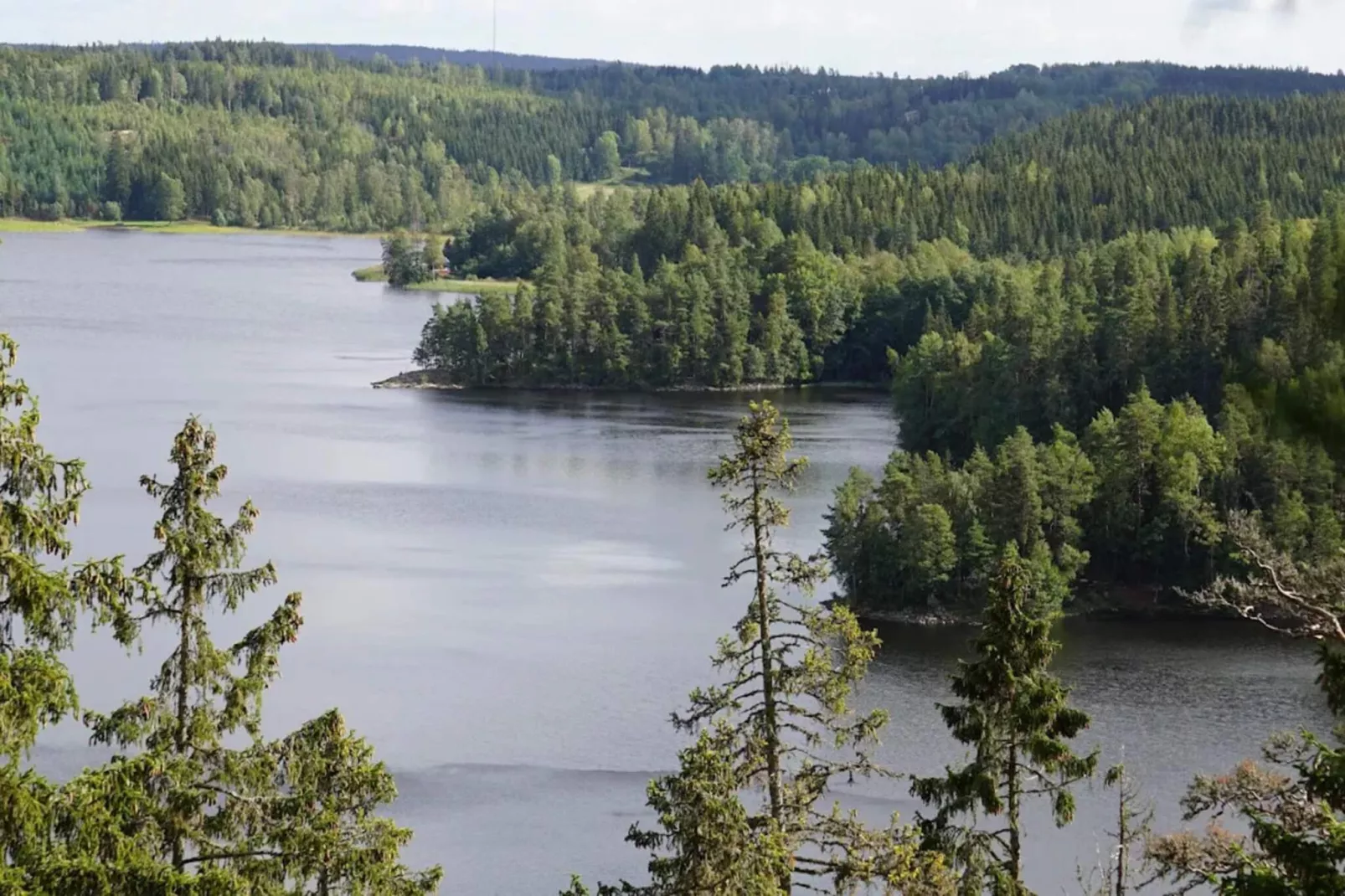 5 person holiday home in TENHULT/JÖNKÖPING-Water view