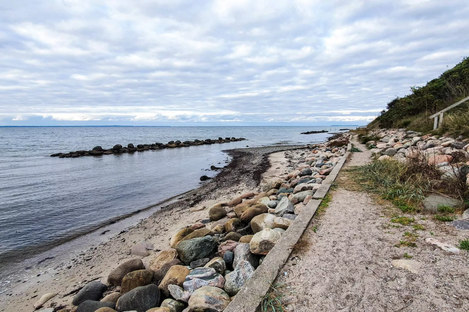 Ferienhaus mit Blick auf Baring Vig-Wasserblick