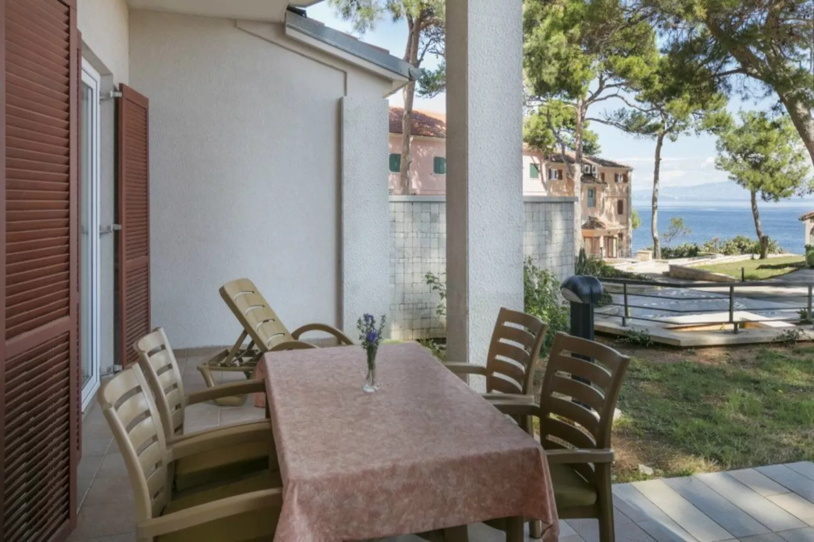 Apartments Punta, Veli Losinj-A4 (4+2), ca. 70 qm, für 6 Pers.-Terrace balcony