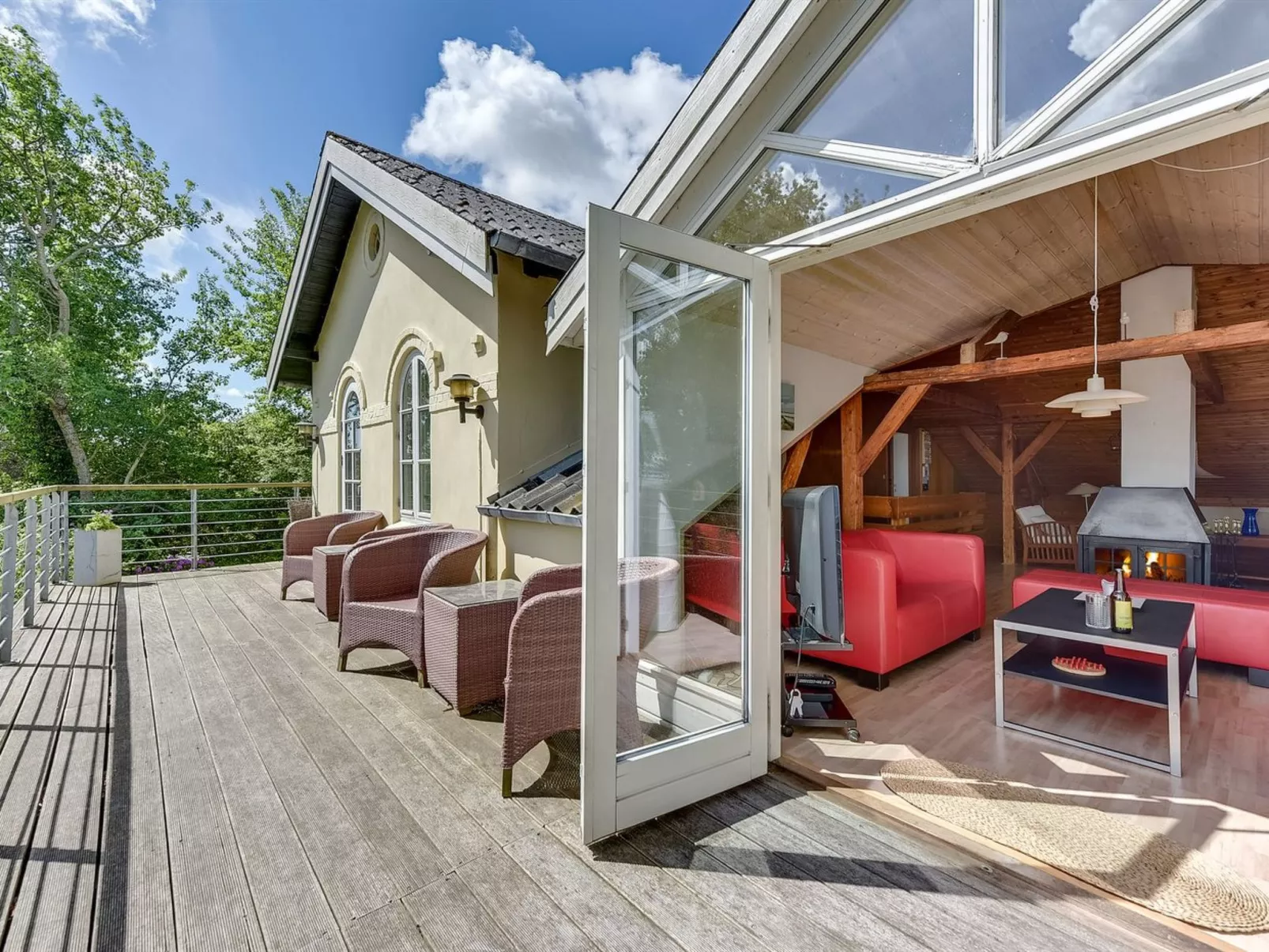 "Styrkar" - 4km from the sea-Dehors