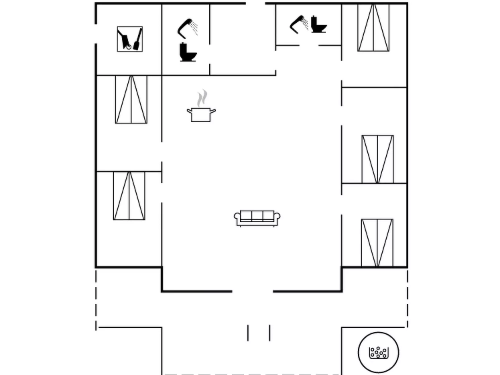 "Todor" - 1.1km from the sea-Drinnen