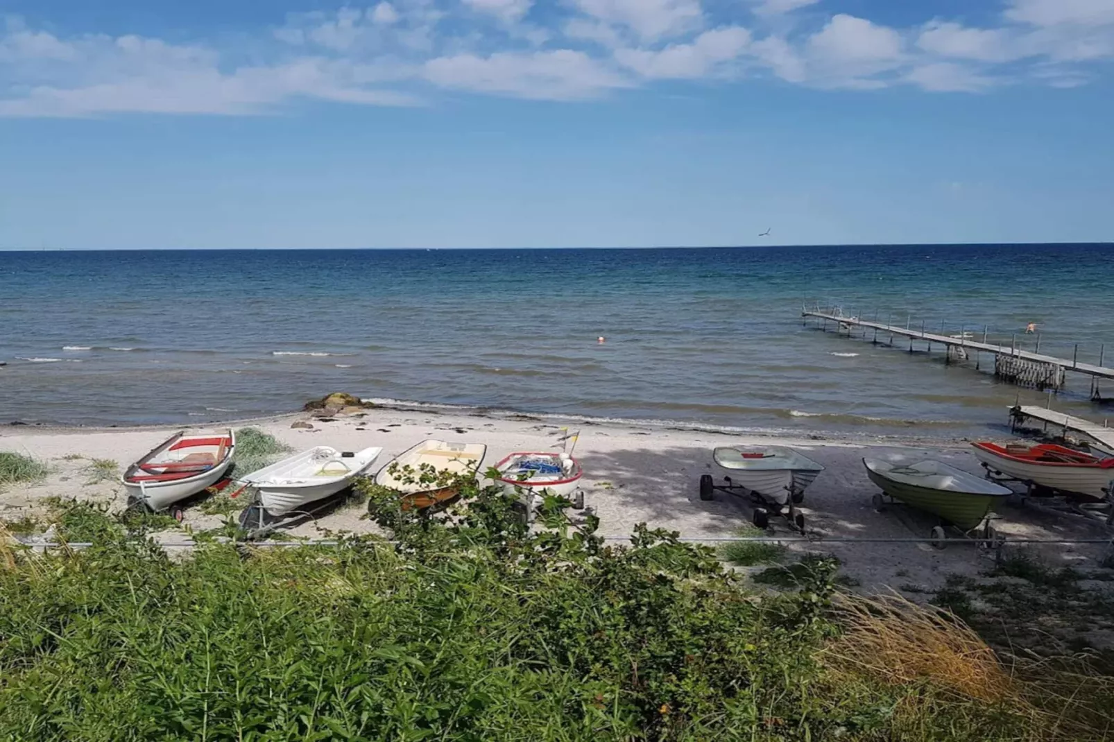 5 person holiday home in Hesselager-By Traum-Water view