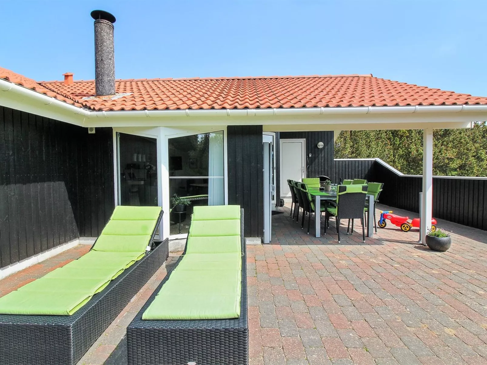 "Stense" - 900m from the sea-Dehors