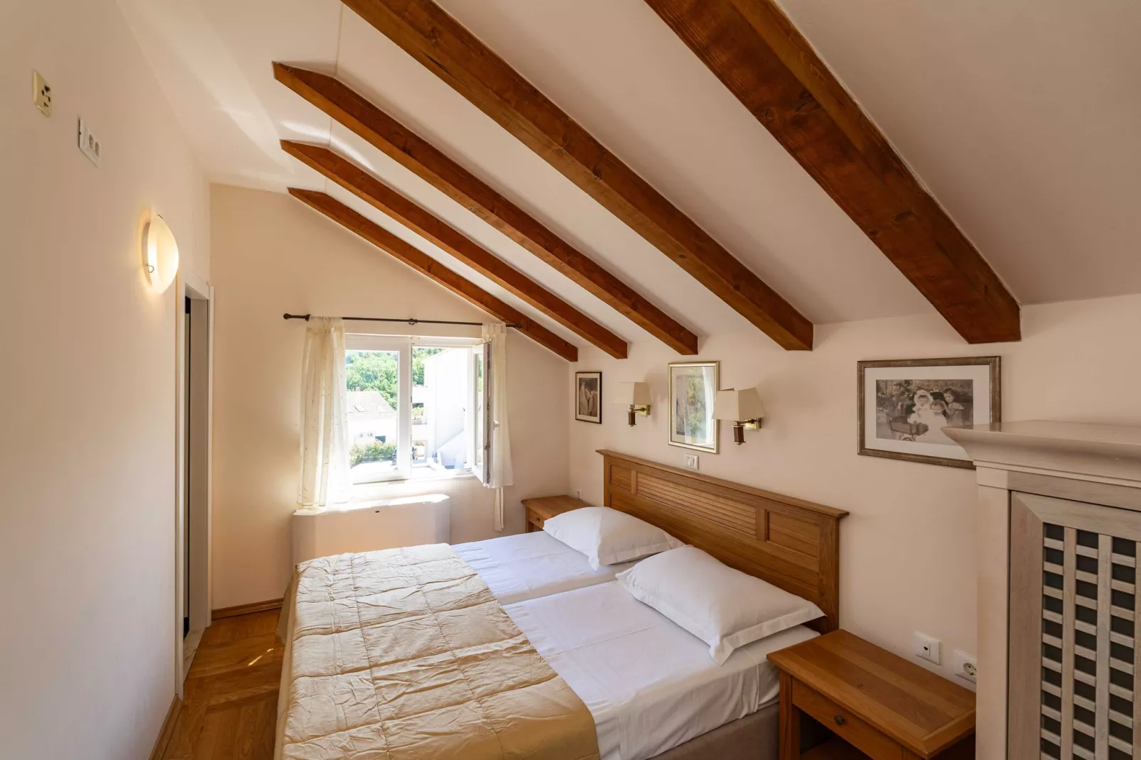 Villa Alegria Cavtat - Comfort Two Bedroom Apartment with Sea View (Apartment C)-Bedroom