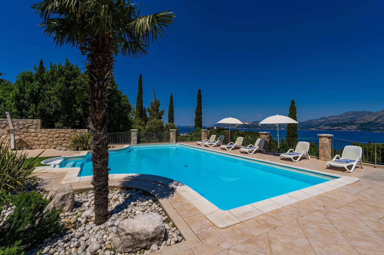 Villa Alegria Cavtat - Studio Apartment with Patio and Garden View-Schwimmbad