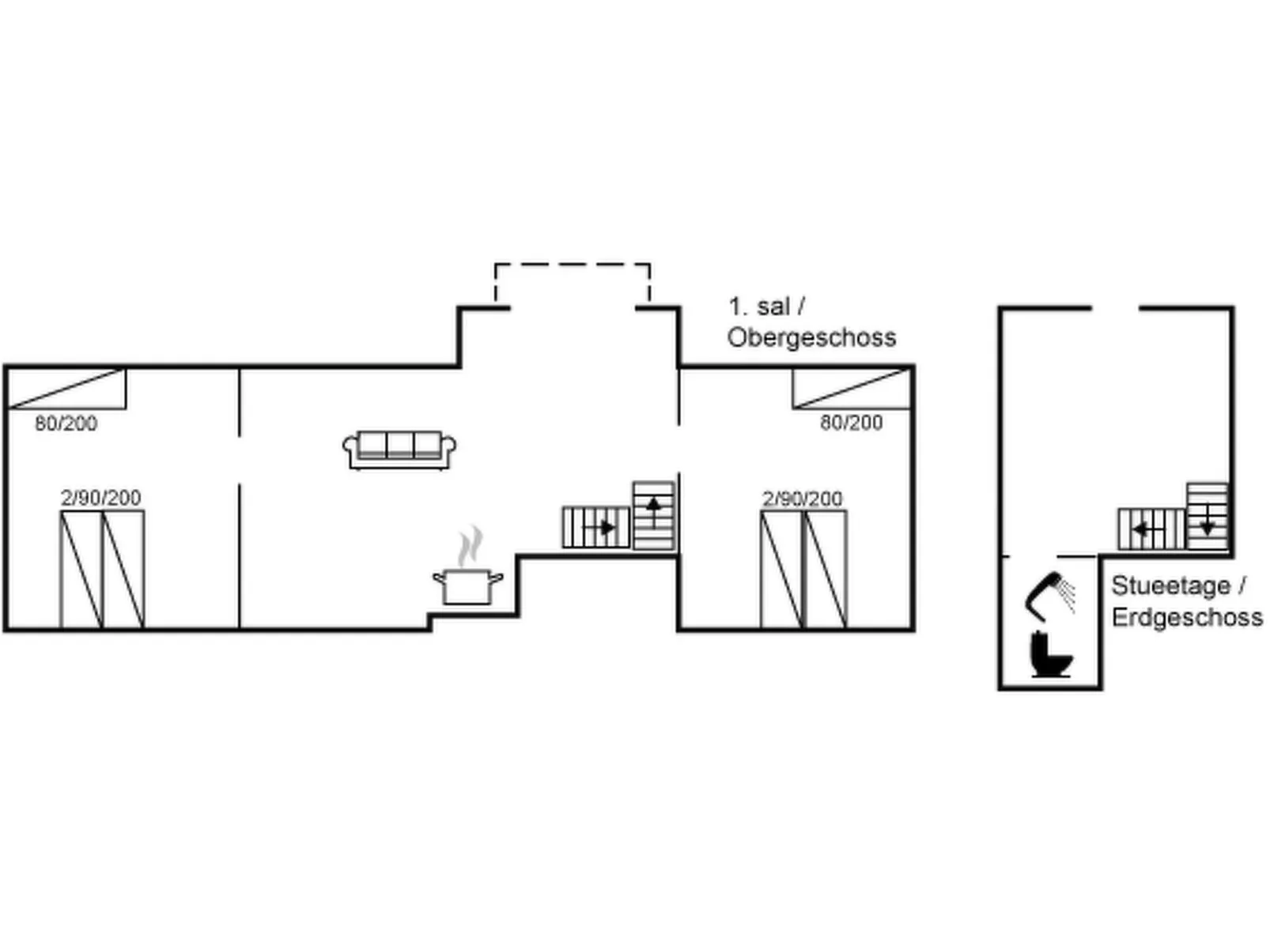 "Dietlinde" - 1.3km to the fjord-Inside