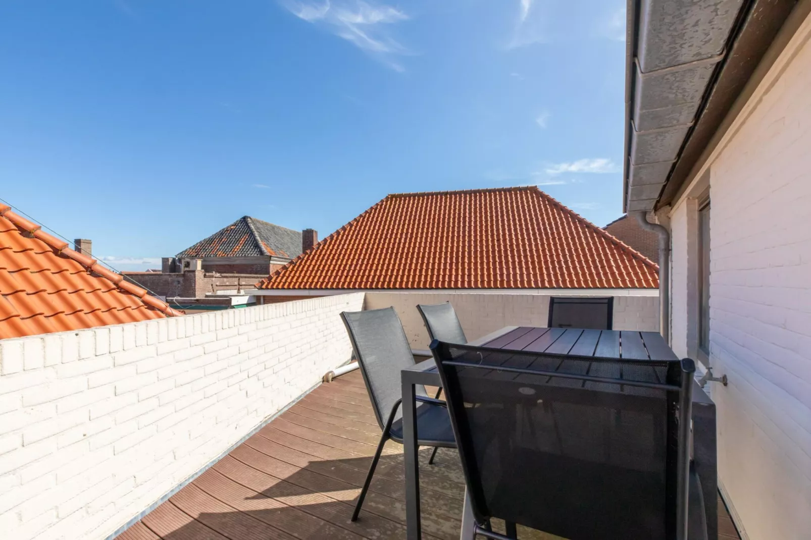 Overnachten in Zoutelande  Comfortabel Appartement Langstraat 5A-Terrace balcony