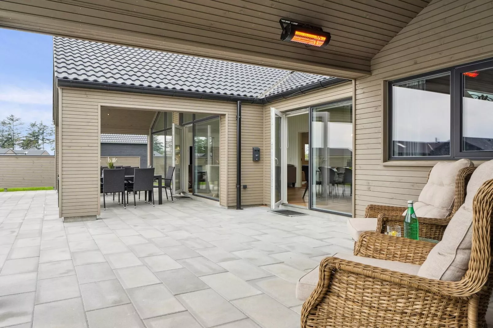 5 Sterne Ferienhaus in Otterup-Im Freien