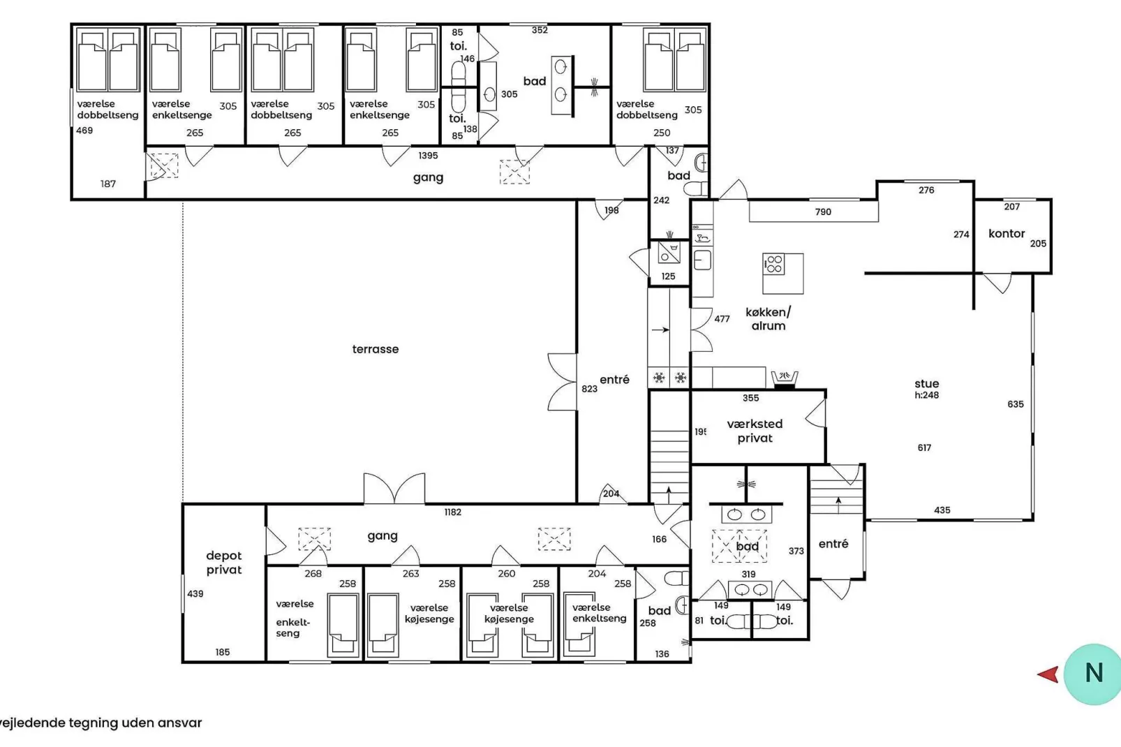 18 person holiday home in Frederiksværk-By Traum-Not tagged