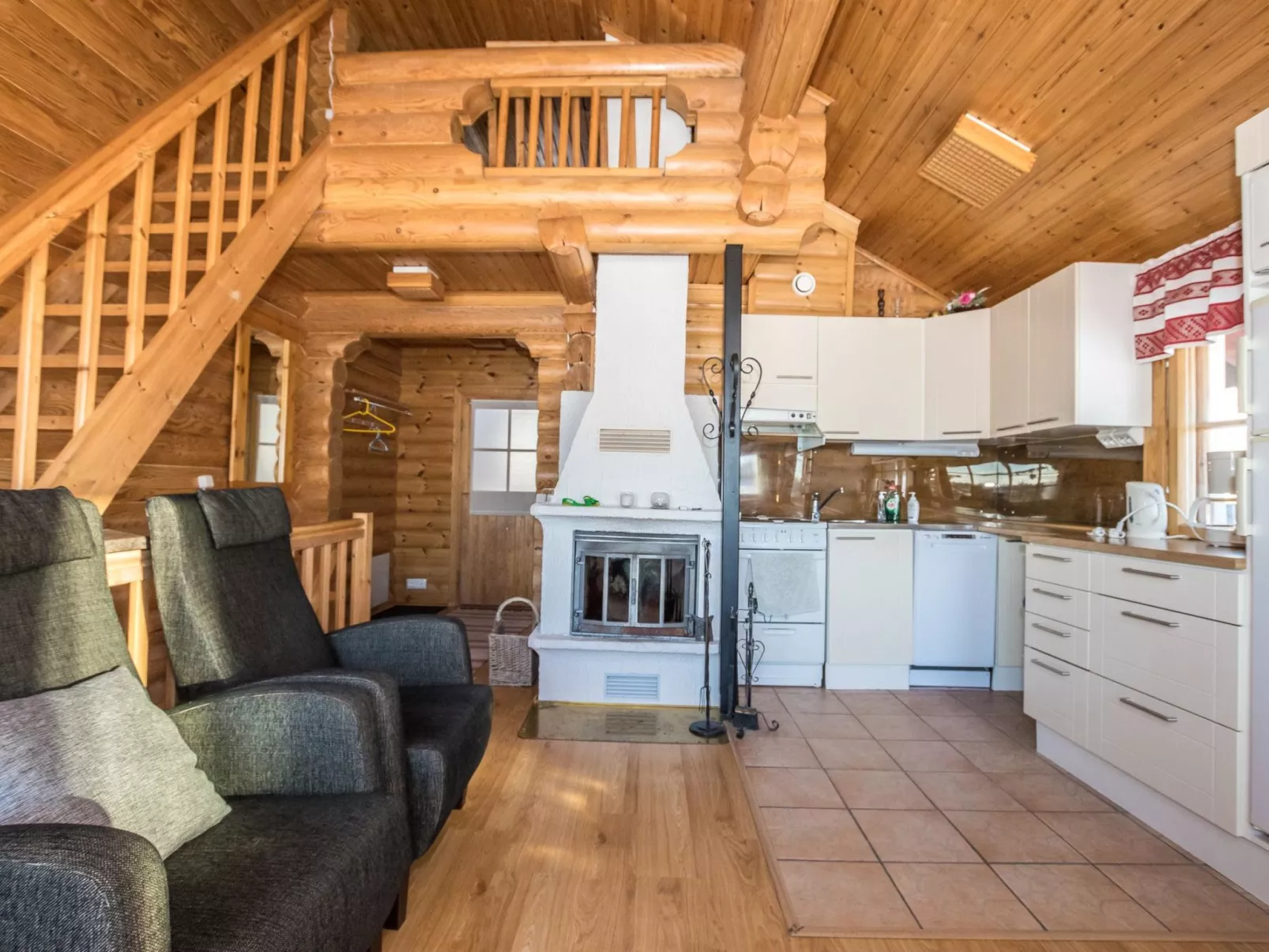 Alppimaja a paritalo-Dedans