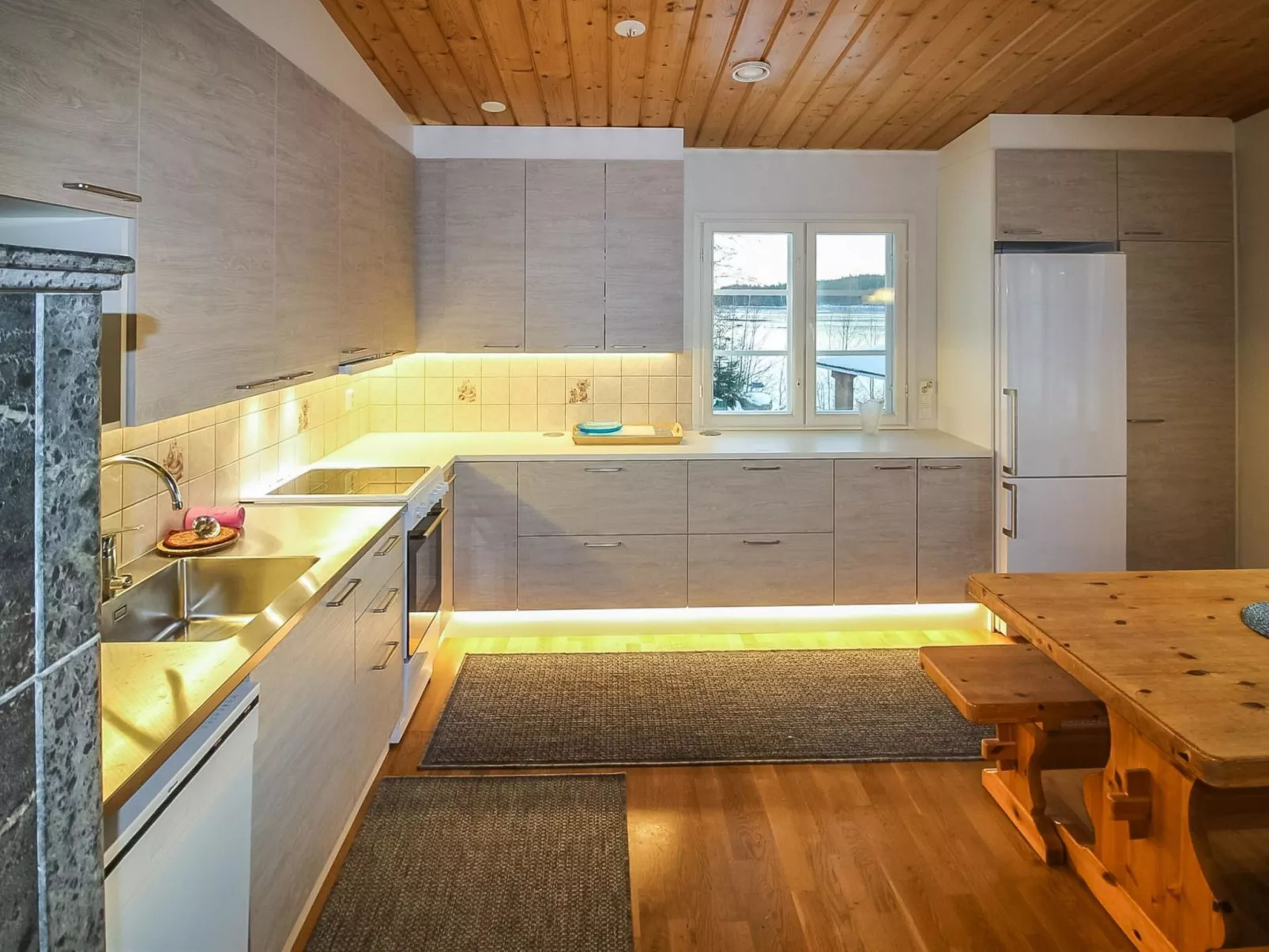 Villa ruutana-Dedans