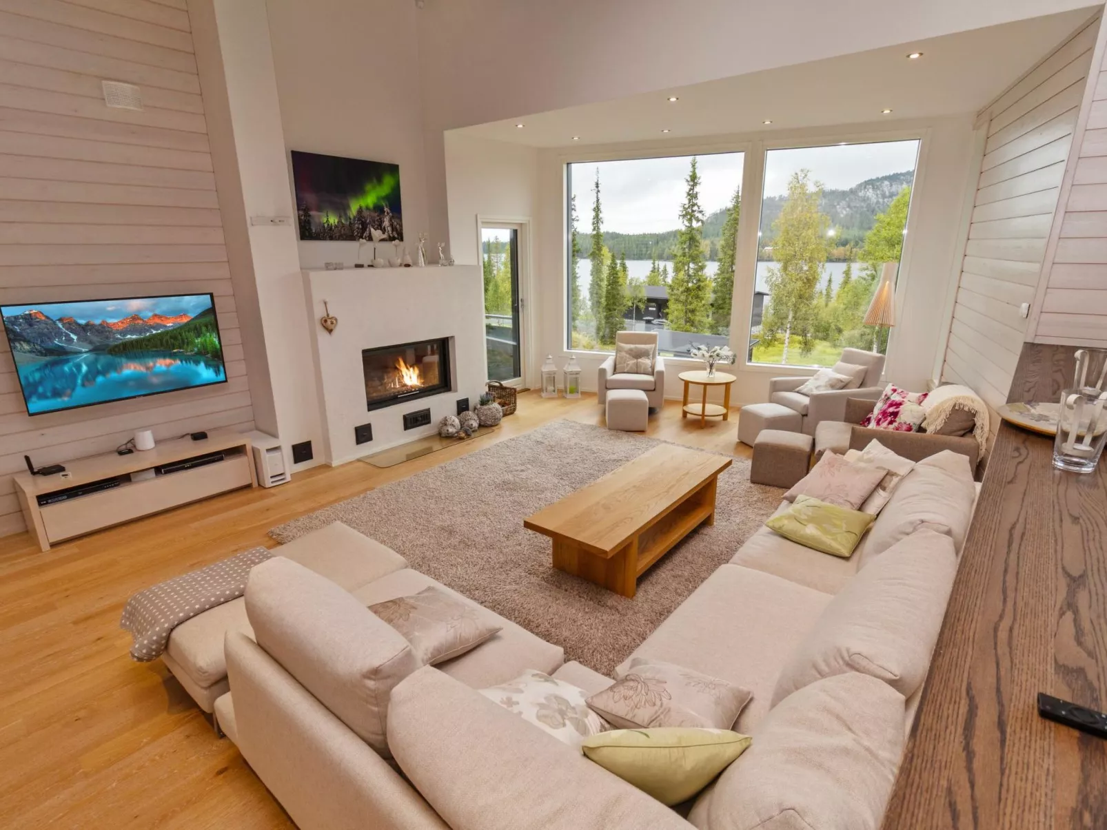 Holy lake chalet a-Drinnen