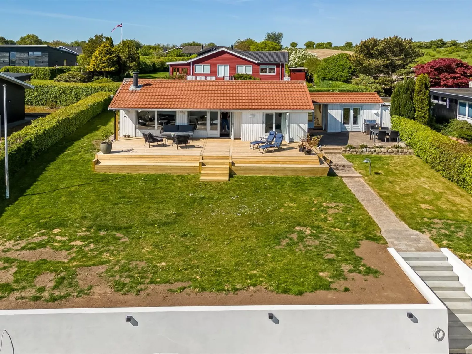 "Tobias" - 45m to the fjord-Draußen