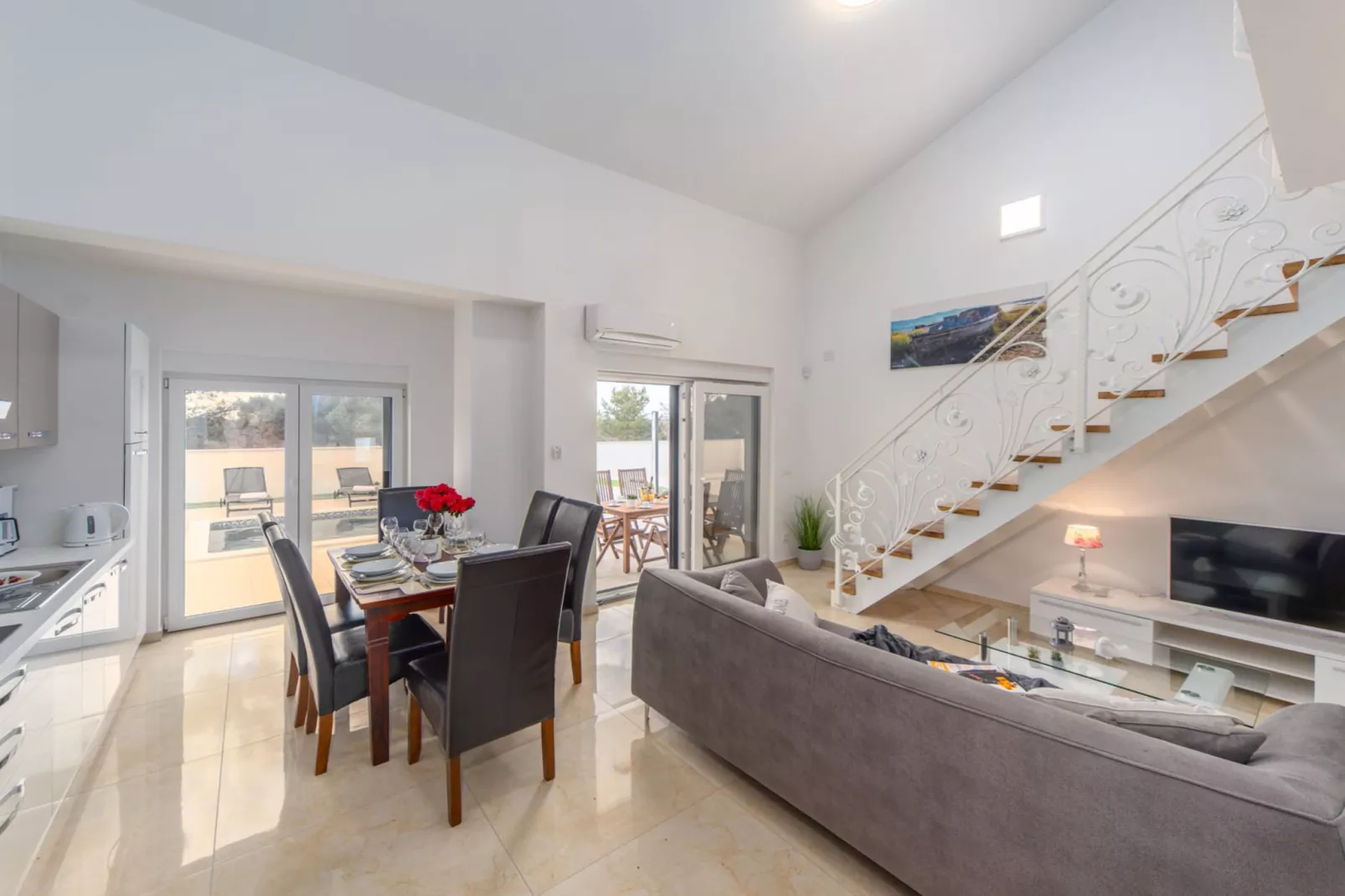 Villa Shaula 1 -  Three Bedroom House with Pool-Esszimmer