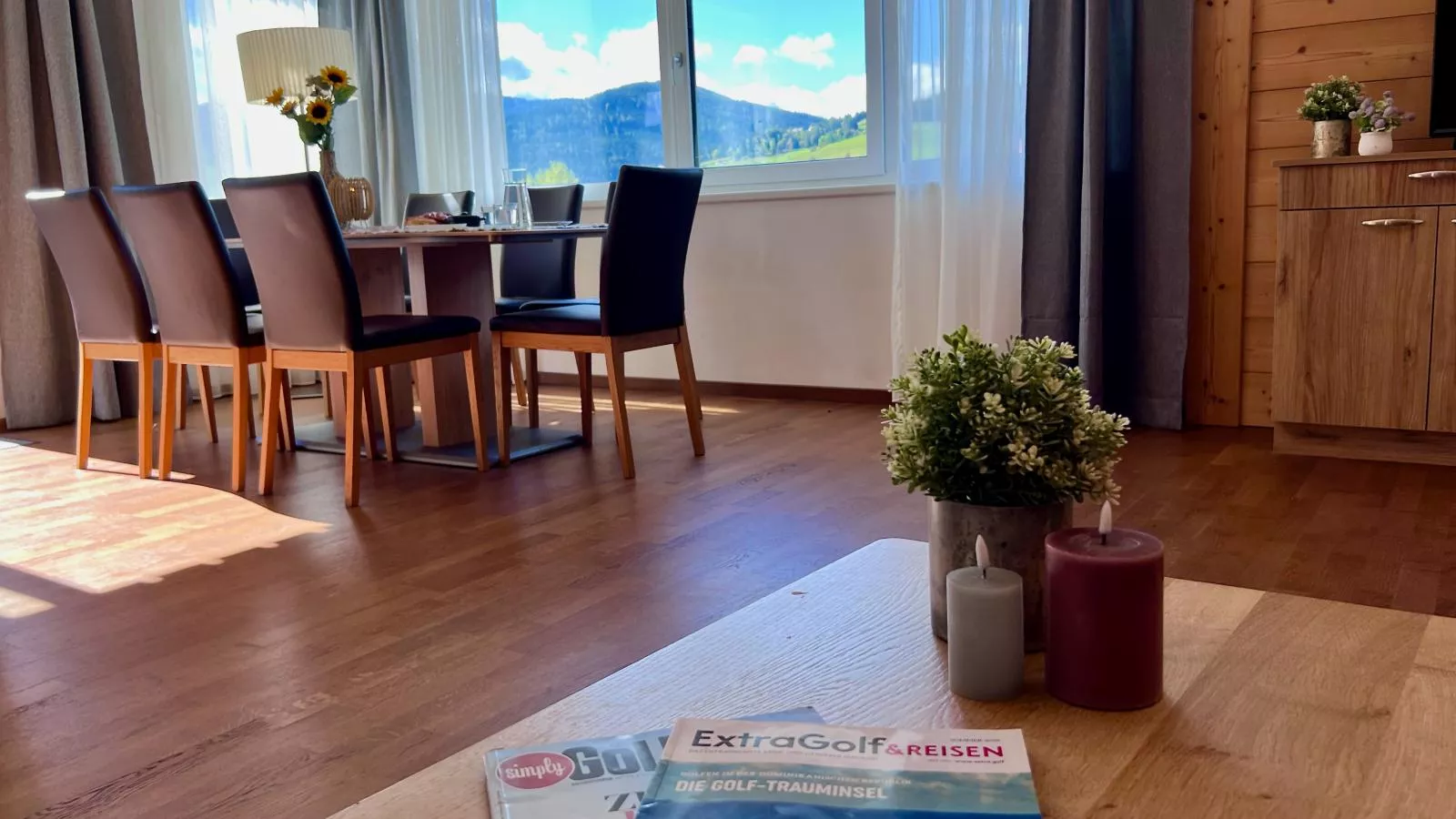 Winzerchalet-Esszimmer