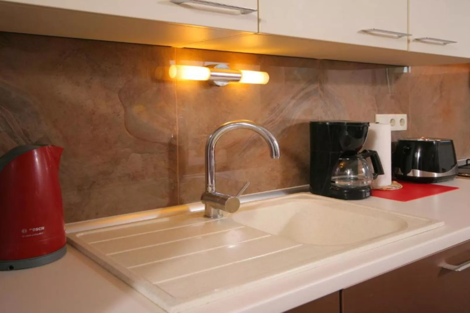 Apartment Libe with Sea View Trogir - Two Bedroom Apartment with Balcony-Kitchen