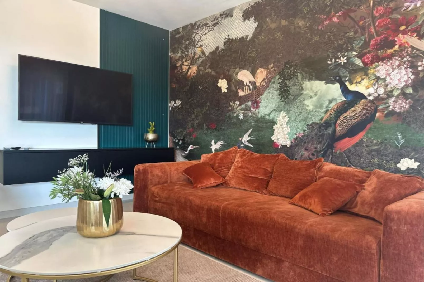 Leonarda Waterfront Residences-One-Bedroom Apartment With Terrace (The Adriatic One) -S1-Living room