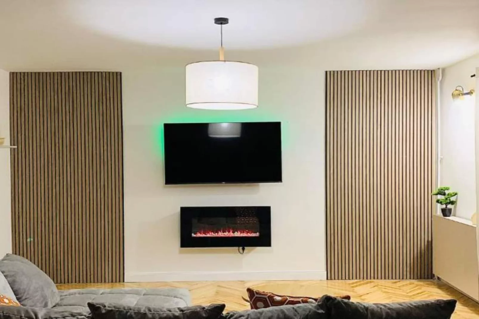 Luxury Apartment Ivo  with Jacuzzi near the beach - Two Bedroom Apartment-Living room