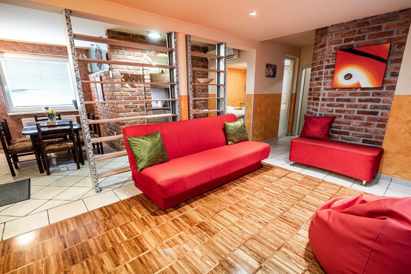 Elegant and Stylish Retreat Apartments with Terrace - Two Bedroom Apartment with Terrace-Salon