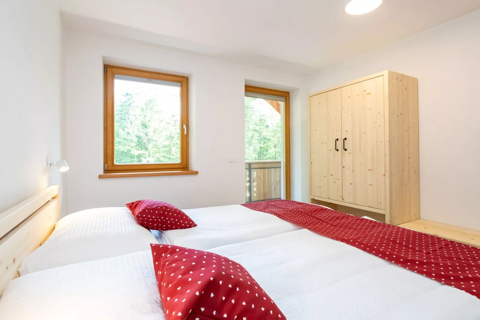 The Woodland Nook Apartments Bohinj - Standard Two Bedroom Apartment with Balcony (owner D)-Bedroom