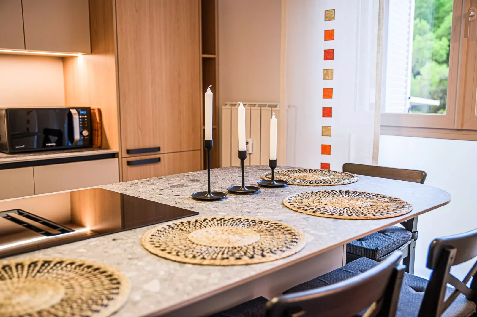 Elegant and Scenic Peaceful Apartments Portoroz - One Bedroom Apartment with Terrace-Kitchen