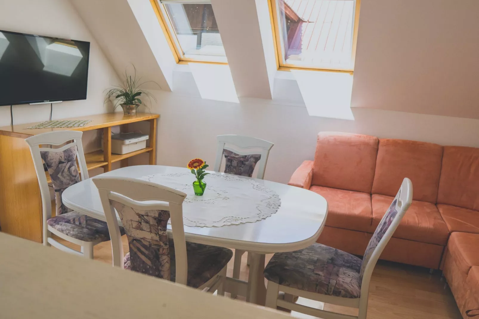 Comfortable Apartment with Mountain View - One Bedroom Apartment-Wohnzimmer