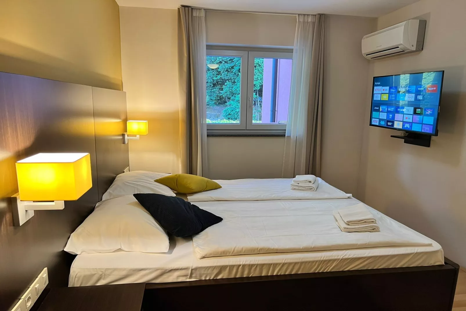 Marina Portorož Family Friendly Apartment 1 - One Bedroom Apartment-Bedroom