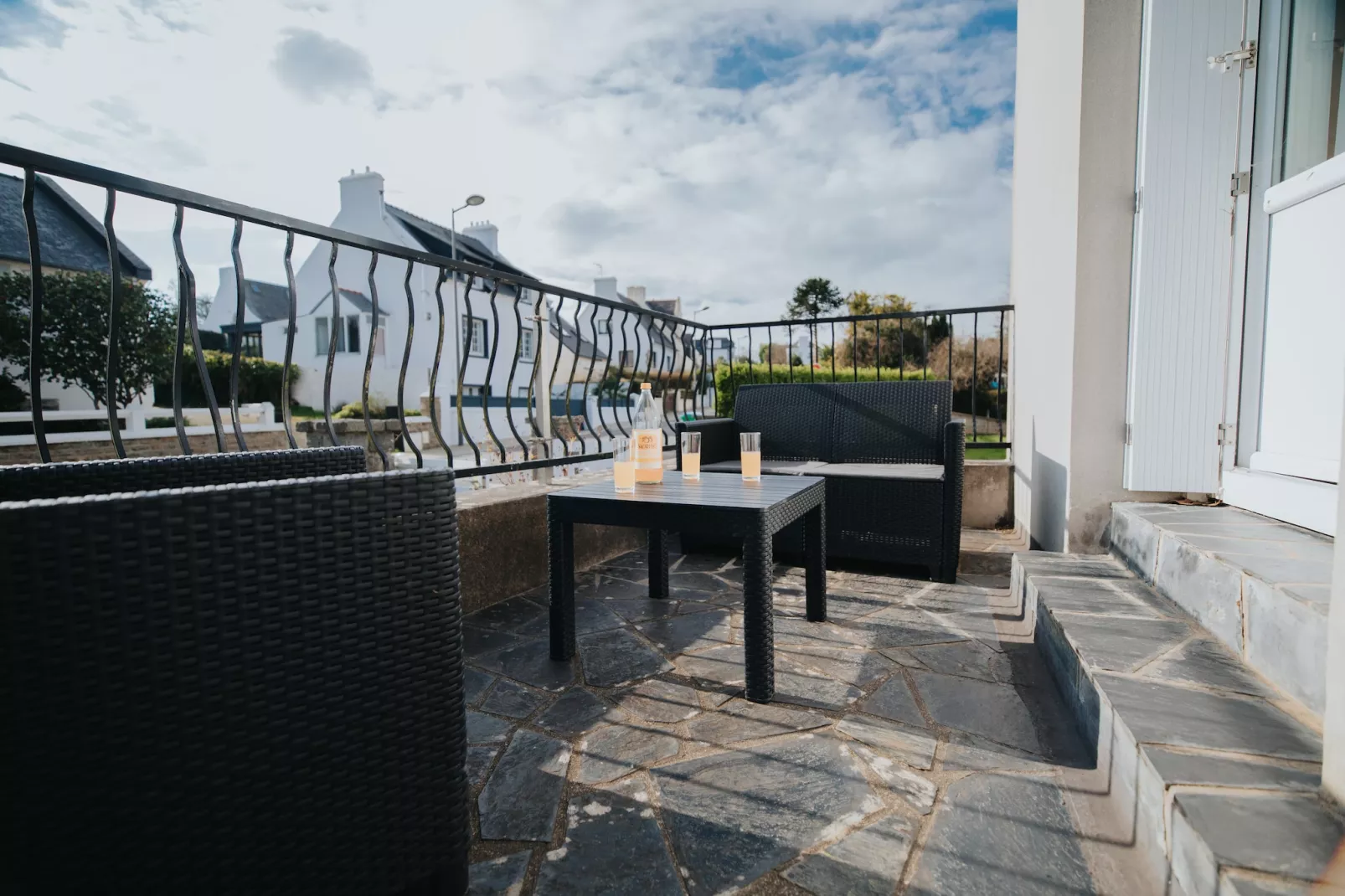 Maison de Vacances à Plougonvelin-Terrace balcony